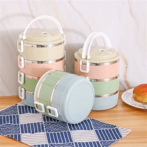 stainless steel stackable lunch box